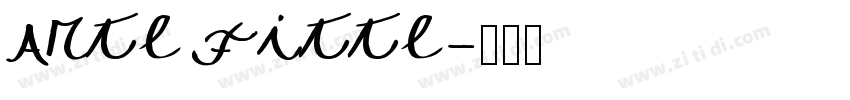 Arte Fitte字体转换